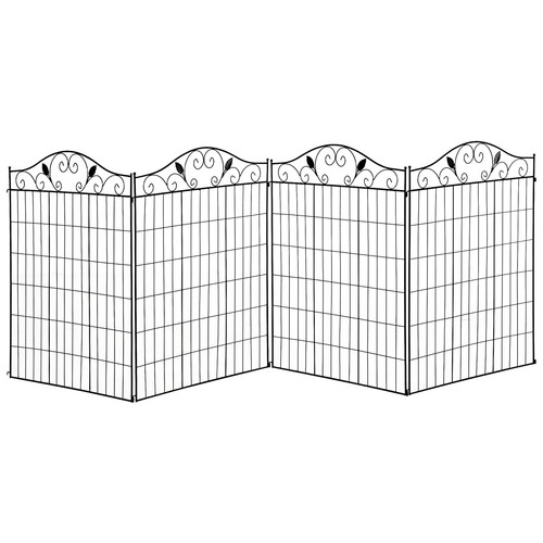 Garden decorative fence steel - decorative,