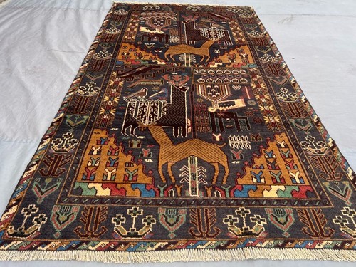 Antique afghan hand knotted - afghan,