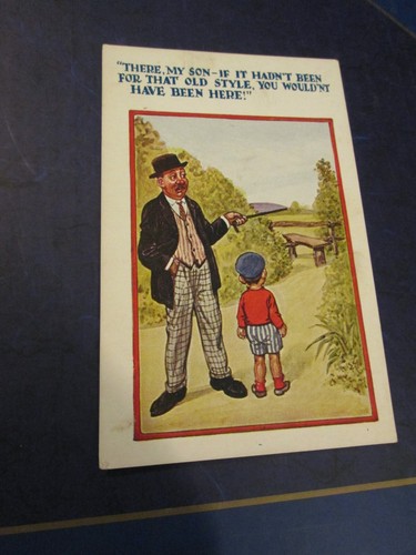 Comic postcard there - comic, my
