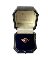 0.75ct Ruby and Diamond Ring
