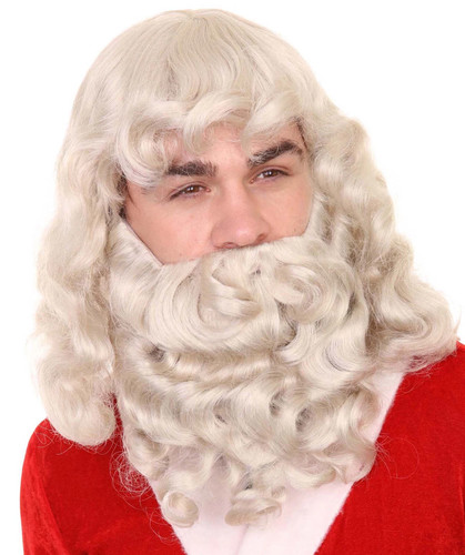 Adult men santa deluxe wig - adult,