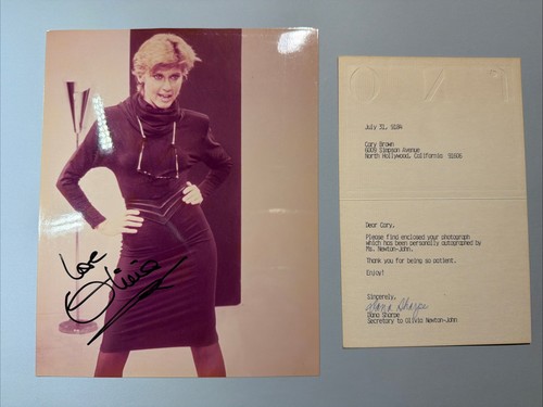 Signed olivia newton - newton, john