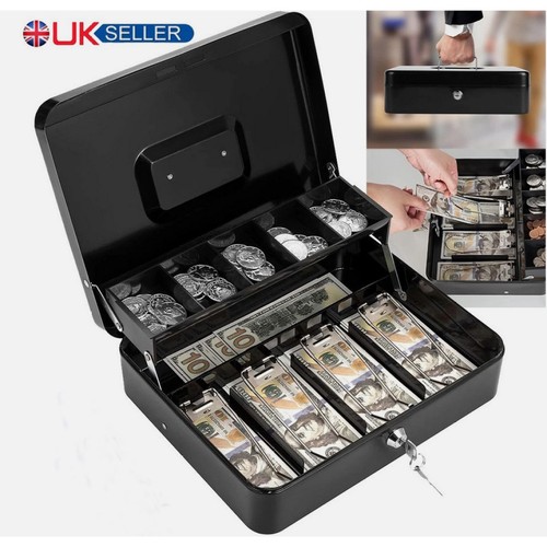 Cash box lockable money coin - cash,