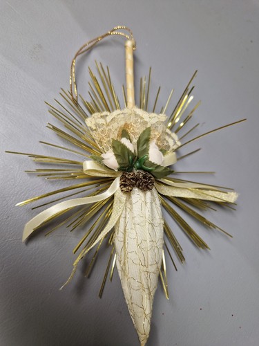 Vintage parasol cream lace - cream,