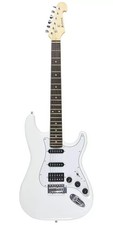 Chord Vintage White  CAL64-VW Electric Guitar with H-S-S Pickups