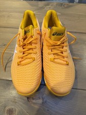 Asics Solution Speed FF 2 Rare Australian Gold Yellow Clay 10 USED GREAT
