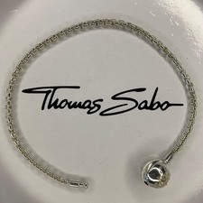 Thomas Sabo: bracelet for Karma beads, length approx 18.5 cm, silver, hallmarked