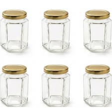 Nutley's 8oz Hexagonal Jam Jar