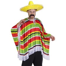 MEXICAN PONCHO UNISEX ADULT