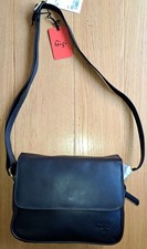 Gigi Black Leather Crossbody