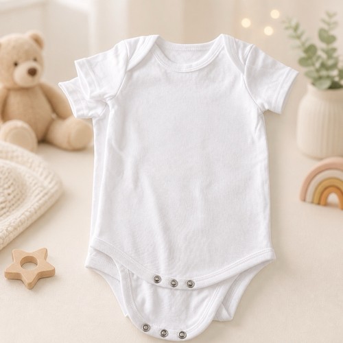 Plain white baby - white,