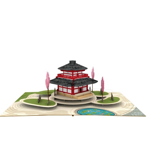 Pop zen garden - 3d,