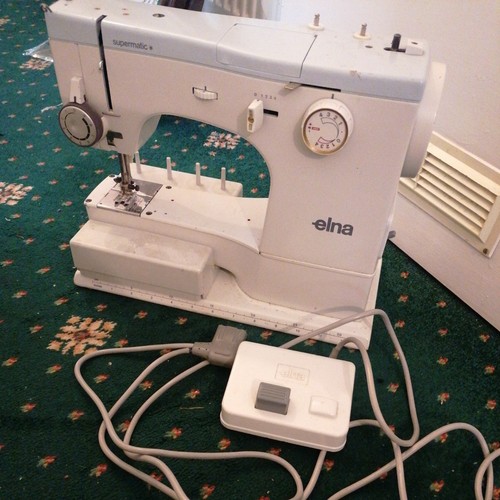 Vintage elna supermatic sewing - elna,