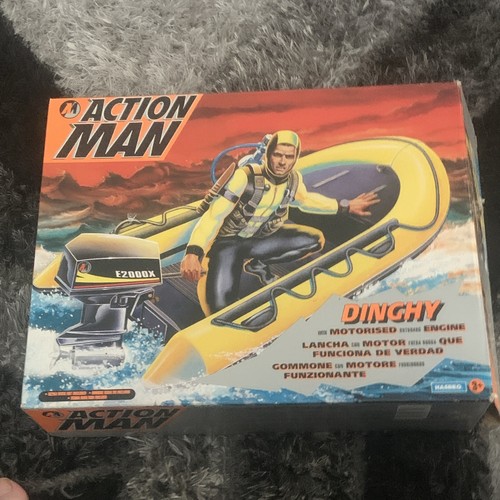 Hasbro action man dinghy - hasbro, with
