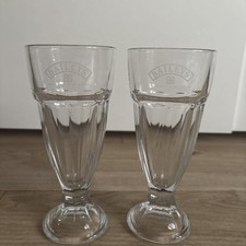 Bailey's Irish Cream Milkshake Sundae Ice Cream Cocktail Latte Coffee Glasses x2