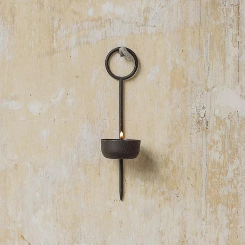 Wall mounted tea - light, candle