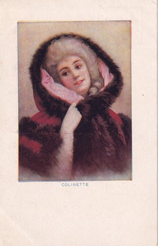 Woman portrait fur - portrait, fur-trimmed