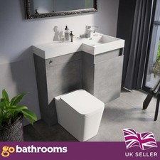 Toilet and Sink Vanity Unit