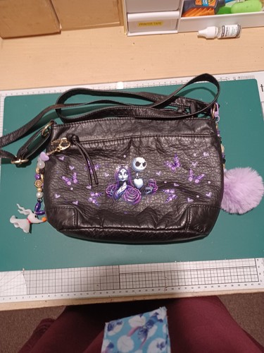 Black shoulder bag - bag, with