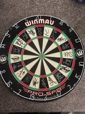 Fully Signed Dartboard World