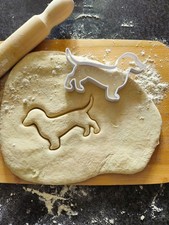 Dachshund Dog Cookie Cutter Biscuit Pastry Fondant Stencil D1