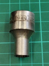 Vintage Elora 1/2" Drive 12 Point, 1/8" BSW 3/16" BSF  Shallow Socket Germany