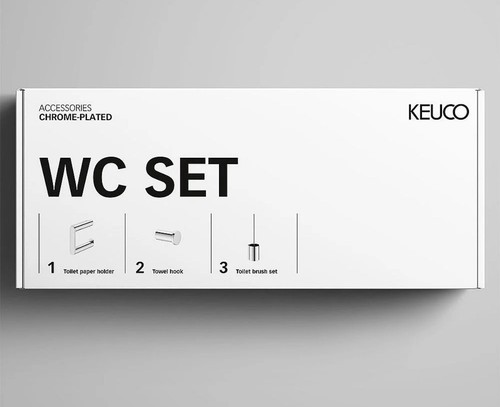 Keuco accessory set chrome - wc,