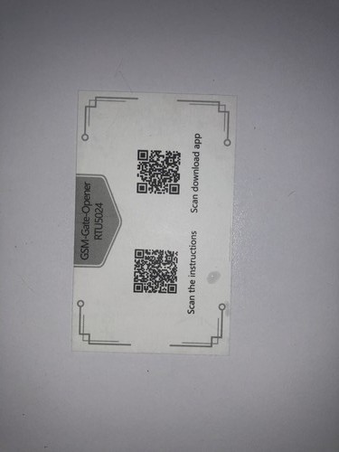 Gsm door gate opener - gsm,