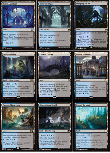 Dimir lands commander deck - x,