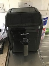 BLACK USED cookworks air fryer 5L 