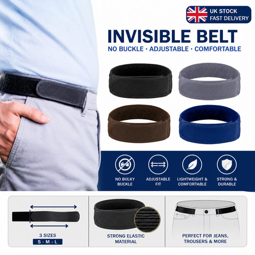 Invisible buckle belt - buckle,