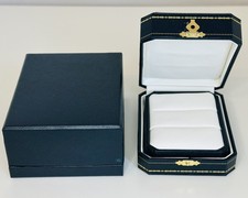 Jewellery Box Premium Royal Blue Packaging Storage Case For Cartier Ring 2 pcs