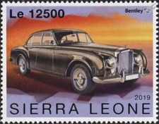 1959-1962 BENTLEY S2 Luxury Saloon Car Automobile Stamp (2019 Sierra Leone)