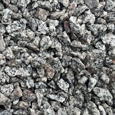 Silver grey granite gravel - granite,