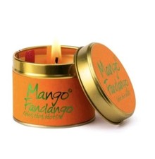 Lily-Flame Mango Fandango Scented Candle. Lidded Candle