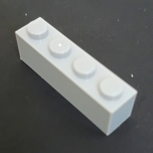 Lego white plastic brick - lego,