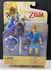 THE LEGEND OF ZELDA Link With Master Sword & Shield 5" Figure Jakks Articulated