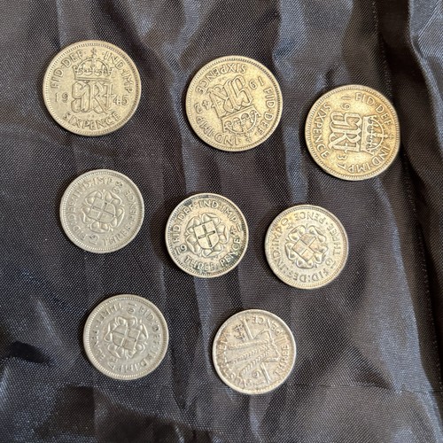George silver coins - x, vi