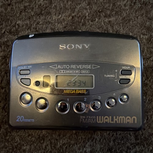 Sony walkman fx455 fm - wm-fx455, am/fm