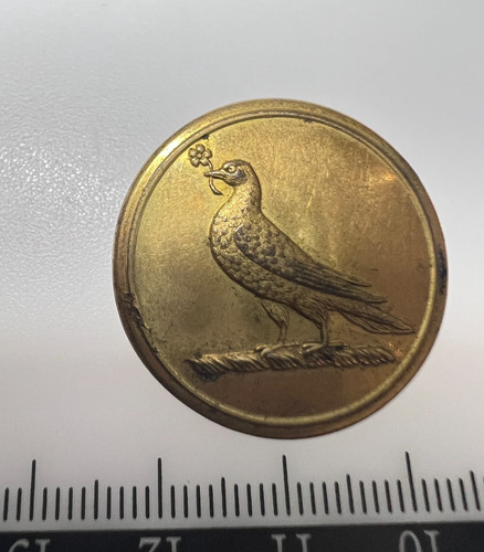 Antique livery button dove - livery,