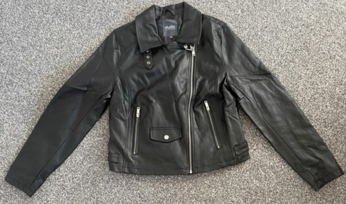 Studio black bike style jacket - style,