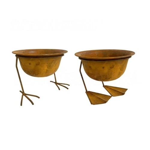 Tabletop rusty succulents pot - tabletop,