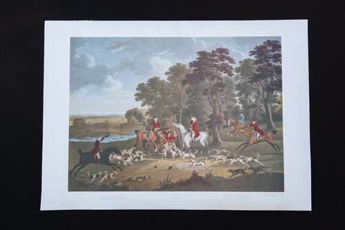 Hunting prints set of - of, 4
