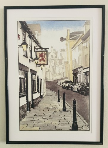 Wall art print swanage high - wall,