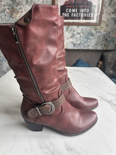 Pavers burgundy faux leather - pavers,