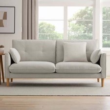 Dusk Shoreditch Natural Weave 3 Seater Sofa RRP £424