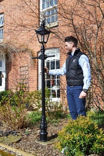 Victorian black lamppost - victorian,