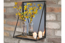 Industrial Metal Mirror With
