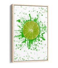 LIME FRUIT SPLASH ART PAINT