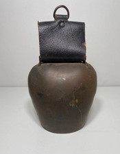 Antique cow bell and bell